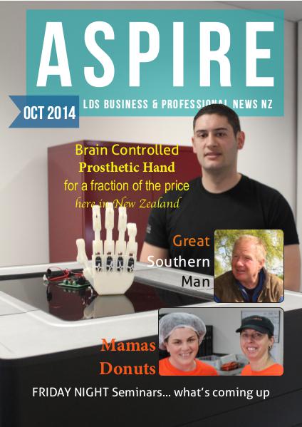 Aspire - LDS Business & Professionals' News NZ Issue #3, Oct 2014