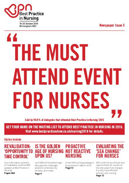 Best Practice in Nursing 2015 Post Show Newspaper-Issue 3 Nov 2015