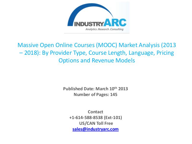 MOOC market is exhibiting great potential to grow exponentially over Massive open online courses market