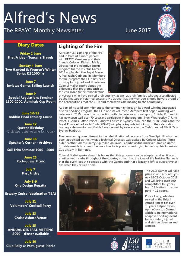The Alfred's News Alfreds News June 2017