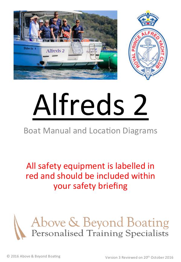 Alfreds I & II Operation Manuals 2
