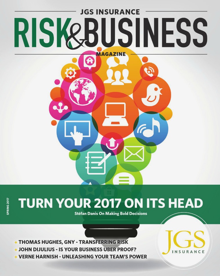 Risk & Business Magazine JGS Insurance Spring 2017