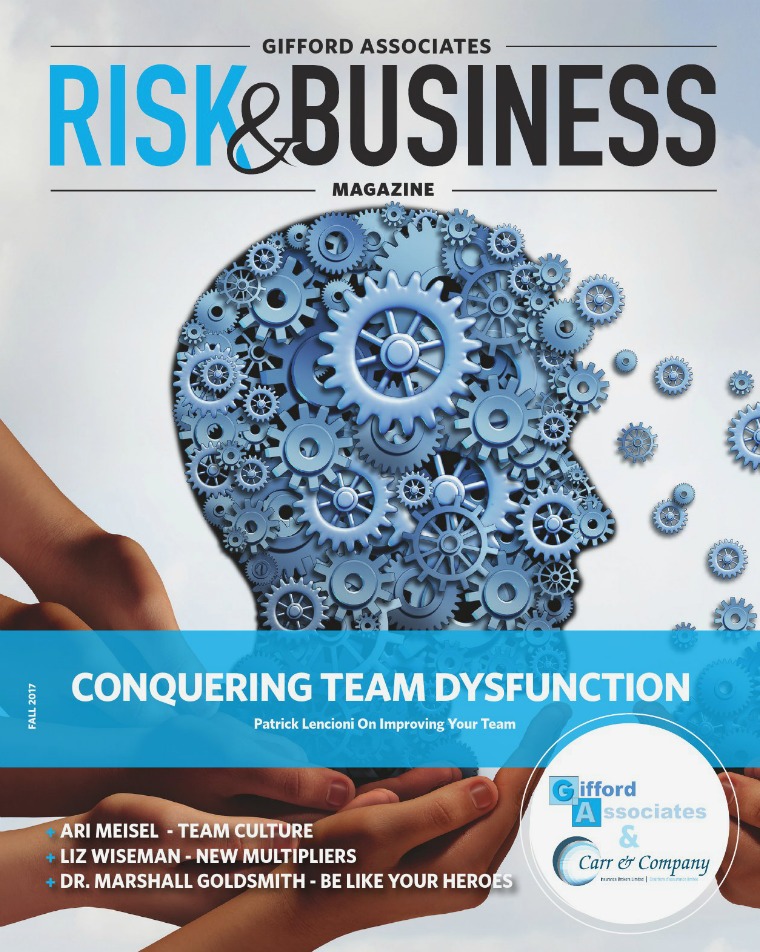 Risk & Business Magazine Gifford Associates Fall 2017