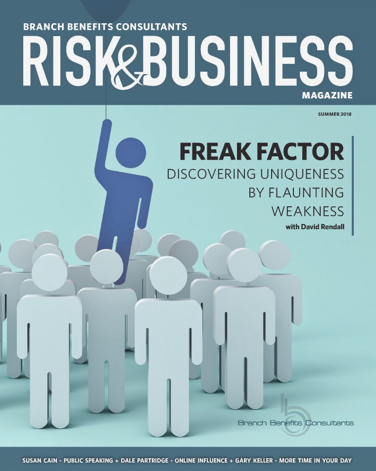 Risk & Business Magazine Branch Benefits Consultants Magazine Summer 2018