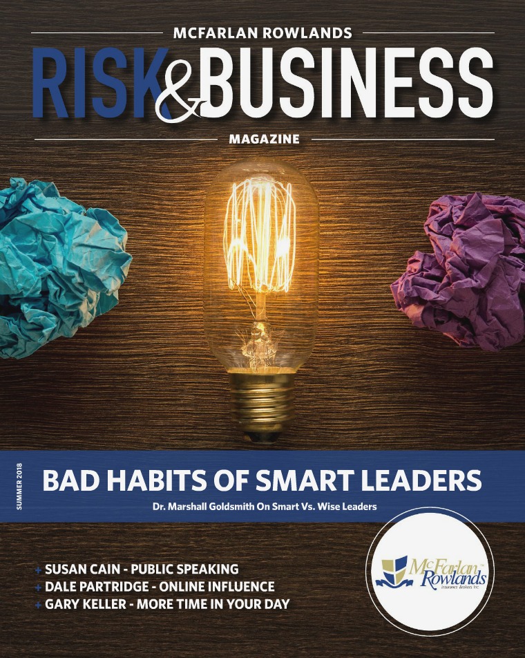 Risk & Business Magazine McFarlan Rowlands Magazine Summer 2018