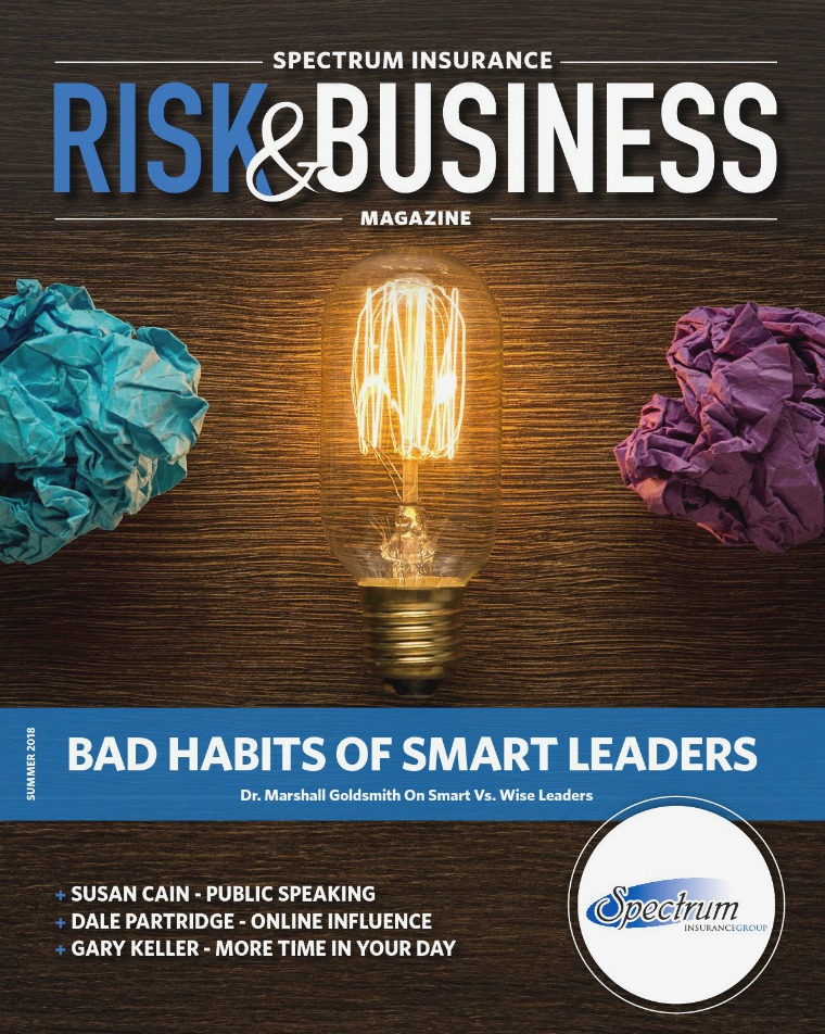 Risk & Business Magazine Spectrum Insurance Magazine Summer 2018