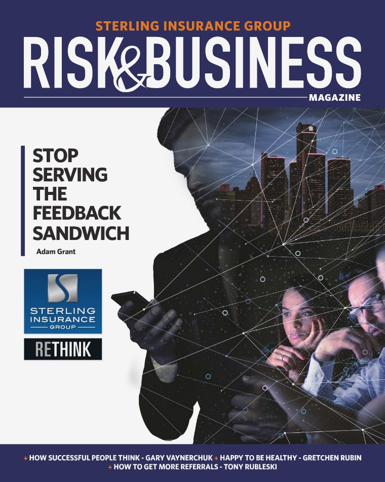 Risk & Business Magazine Sterling Insurance Magazine Winter 2018