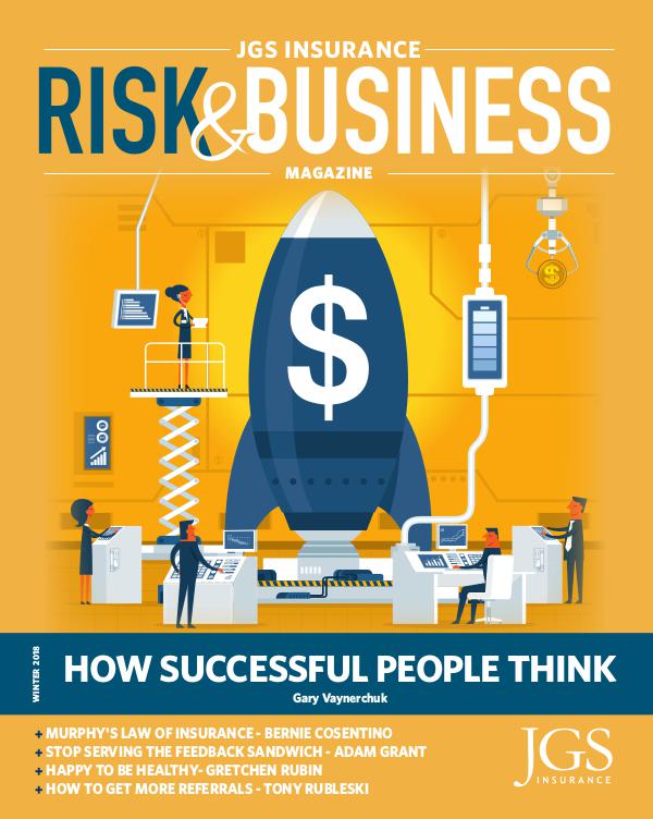 Risk & Business Magazine JGS Insurance Magazine Winter 2018