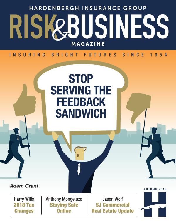 Risk & Business Magazine Hardenbergh Insurance Group Magazine Winter 2018