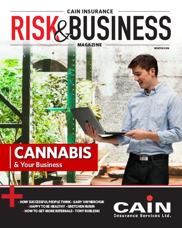 Risk & Business Magazine Cain Insurance Magazine Winter 2018