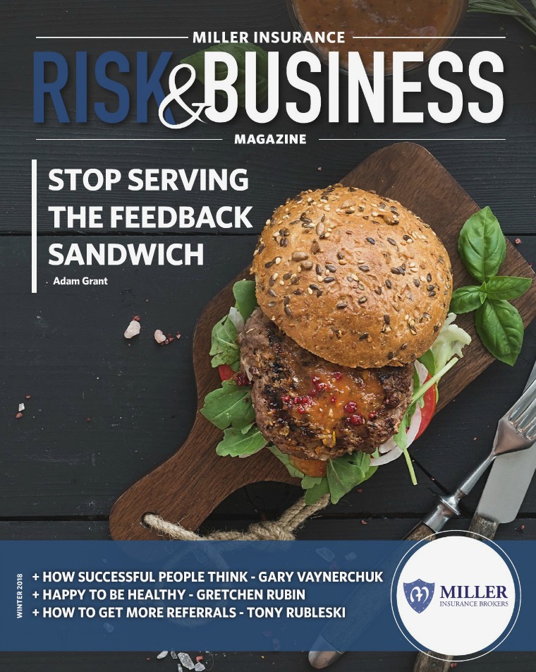 Risk & Business Magazine Miller Insurance Magazine Winter 2018