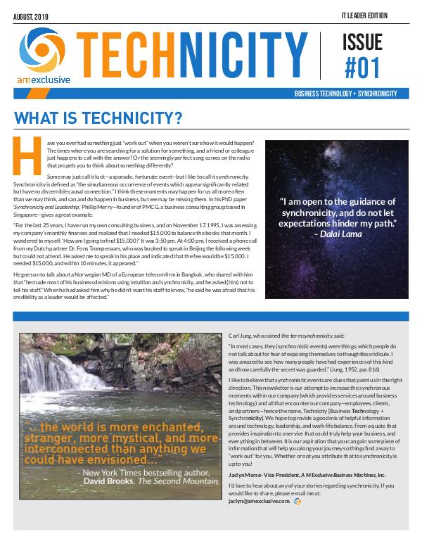 Technicity Newsletter