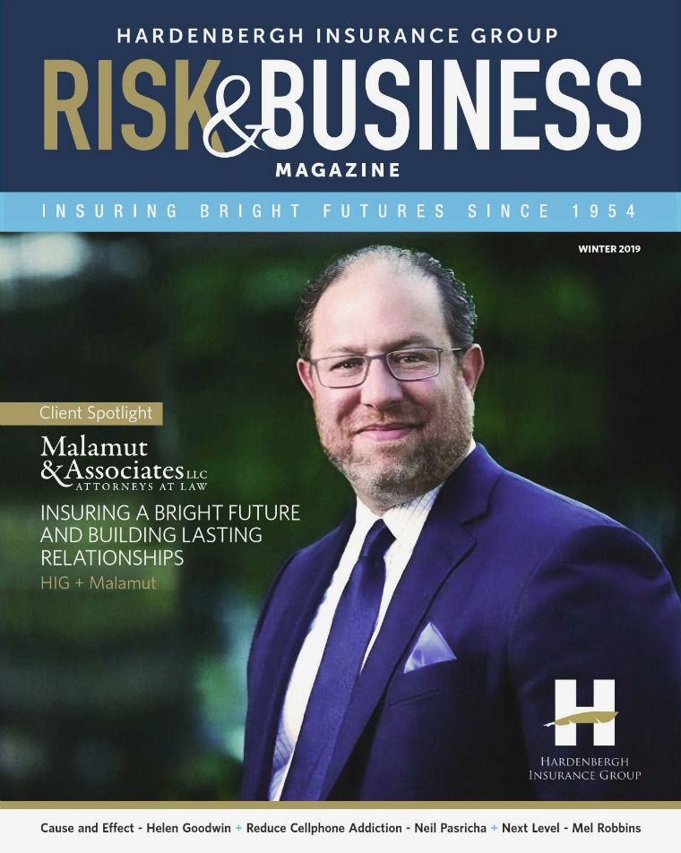 Risk & Business Magazine Hardenbergh Magazine Fall 2019