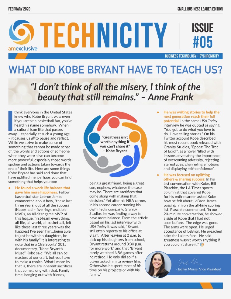 AM Exclusive Technicity Newsletter Issue 5
