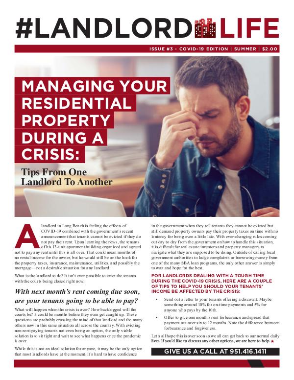 #LandlordLife Newsletter Issue 3