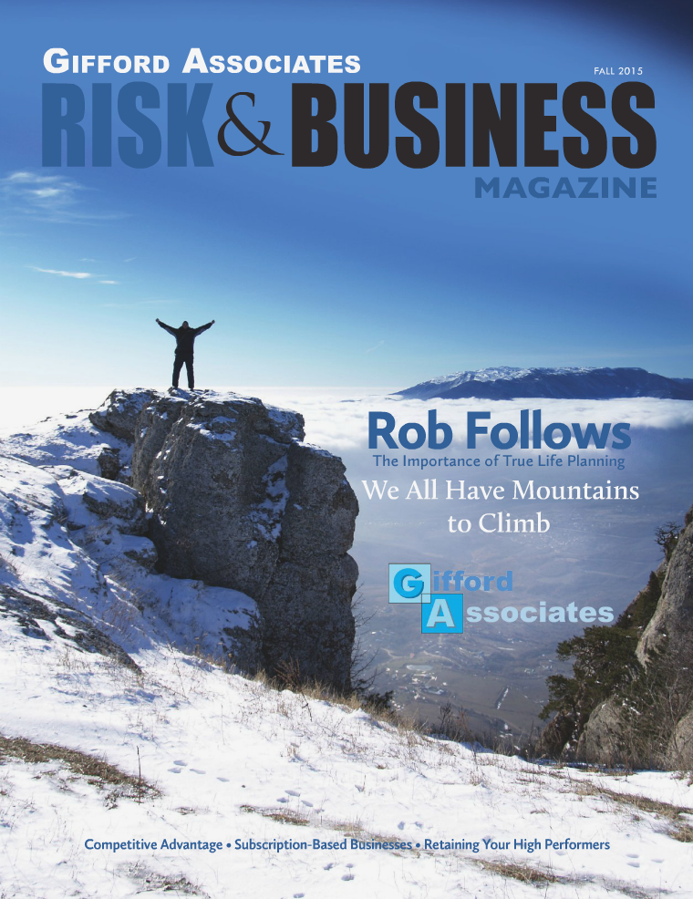 Risk & Business Magazine Gifford Associates Fall 2015
