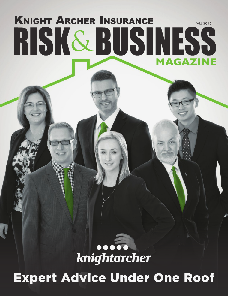 Risk & Business Magazine Knight Archer Insurance Fall 2015