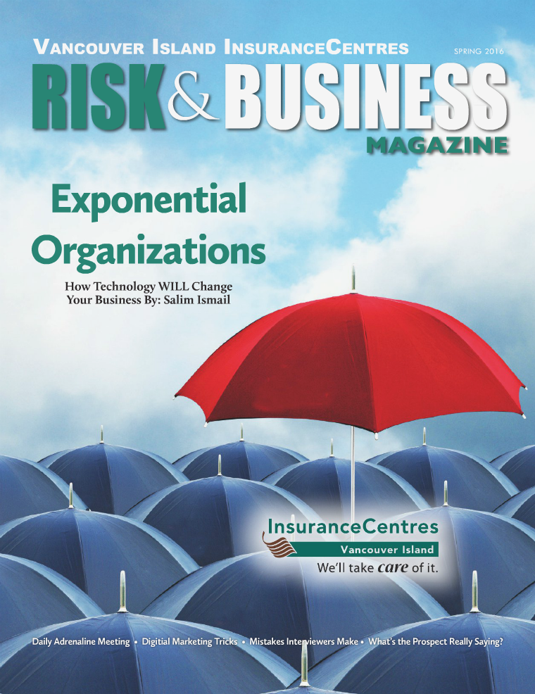 Waypoint Insurance - Risk & Business Magazine VIIC Spring 2016