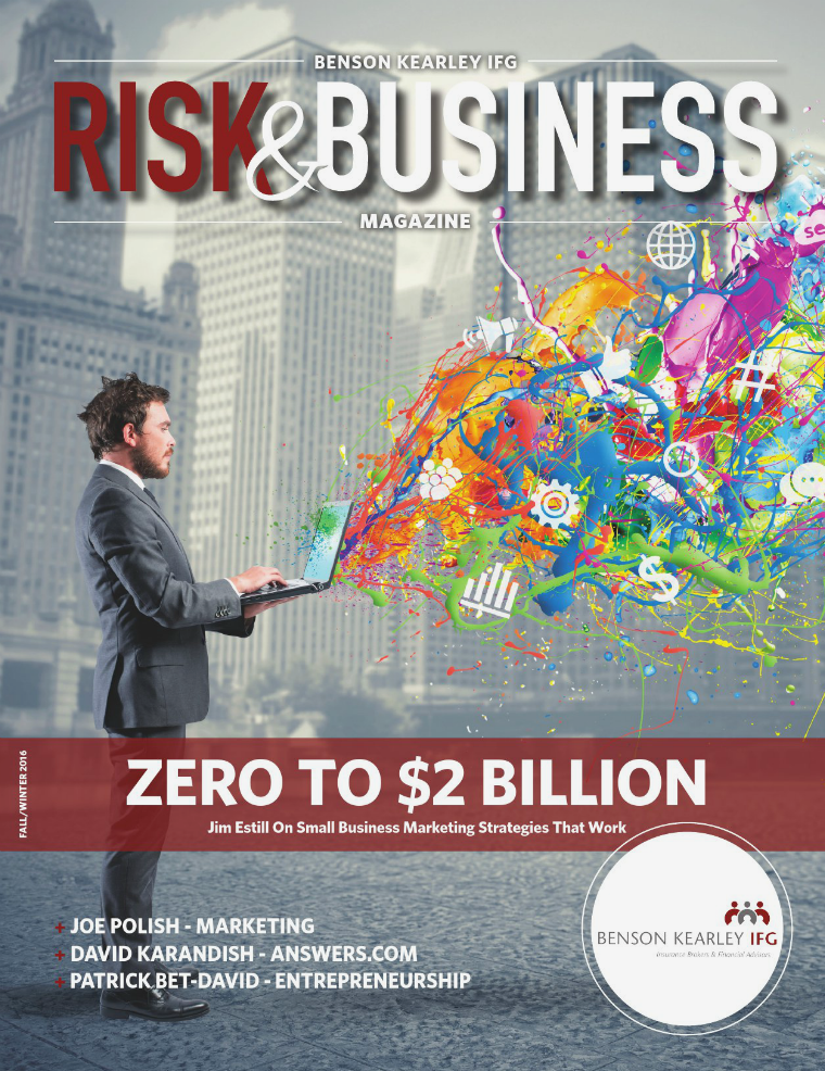 Risk & Business Magazine Benson Kearley IFG Fall 2016