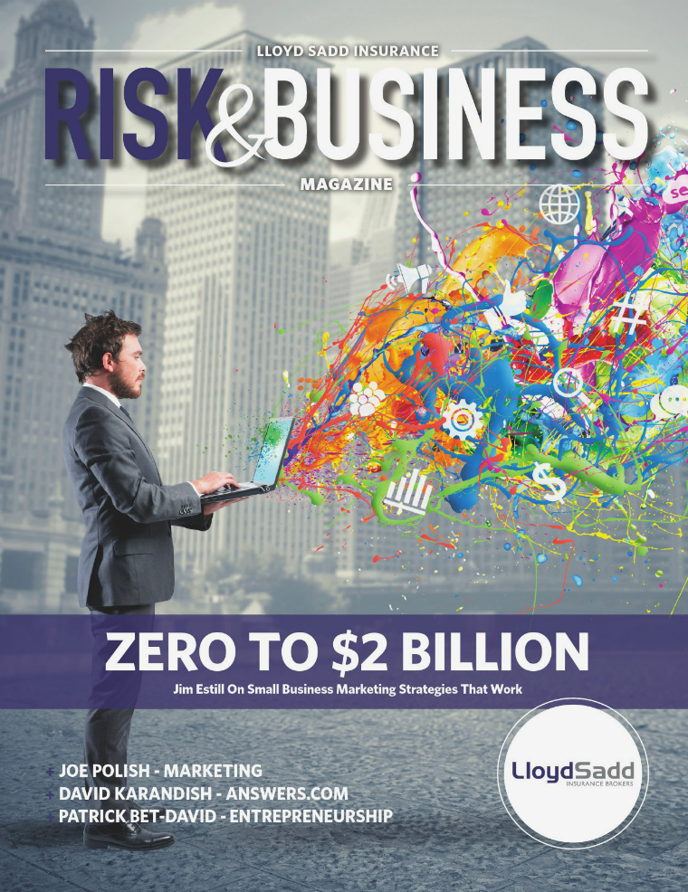 Risk & Business Magazine Lloyd Sadd Insurance Brokers Fall 2016