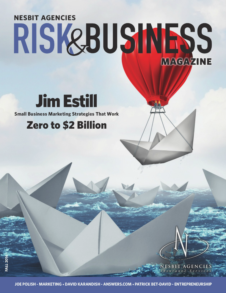 Risk & Business Magazine Nesbit Agencies Fall 2016