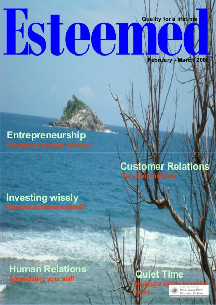 Esteemed Magazines February-March 2008