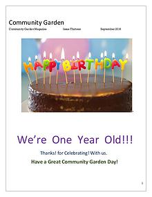 Community Garden Magazine