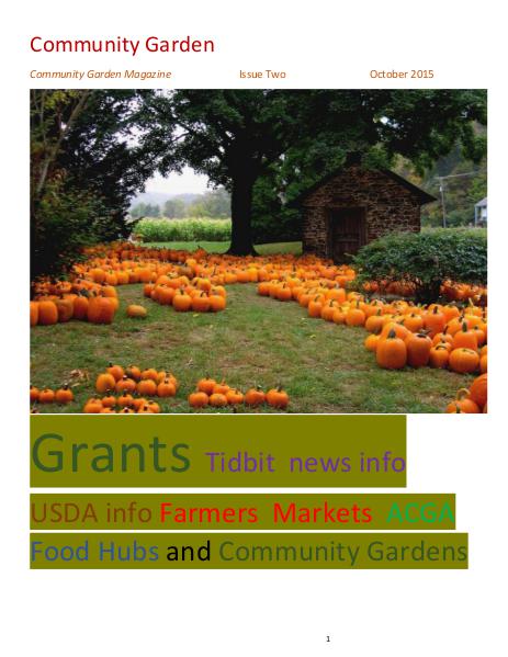 Community Garden clone_Magazine Issue Two October 2015