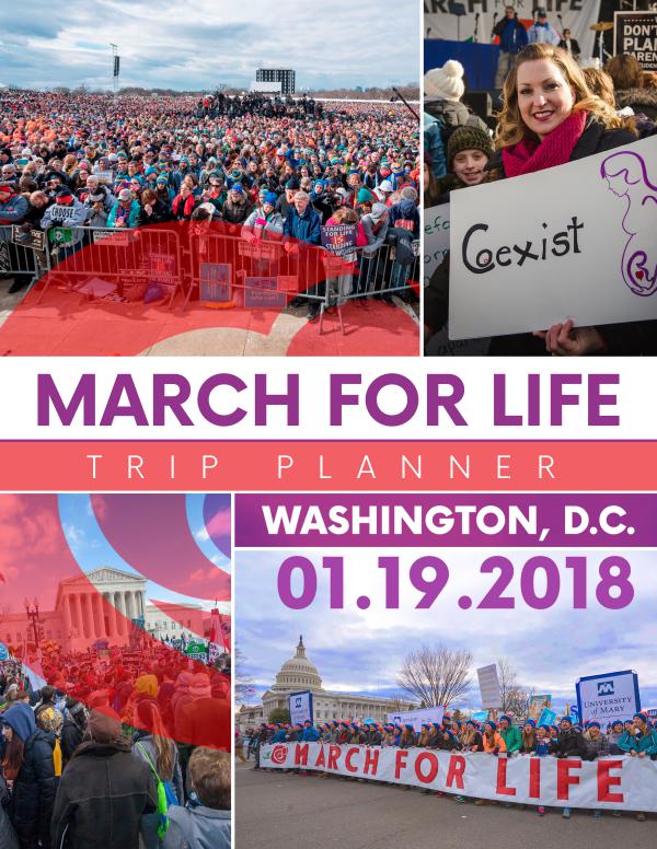 2018 March for Life Trip Planner 2018 March for Life Trip Planner