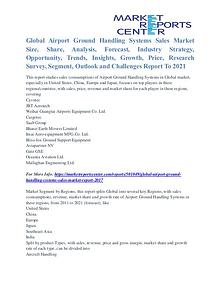Airport Ground Handling Systems Sales Market Opportunities Till 2021