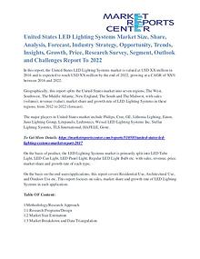 United States LED Lighting Systems Market Opportunity Till 2022