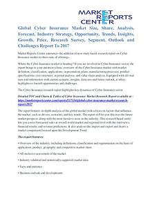 Cyber Insurance Market Growth Opportunities & Restraints To 2017