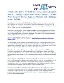 United States Butter Market Growth Analysis To 2016