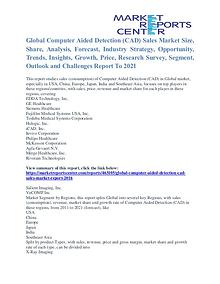 Computer Aided Detection (CAD) Sales Market Key Vendors & Trends 2021