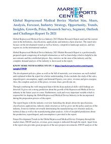 Reprocessed Medical Device Market Analysis And Segment To 2021