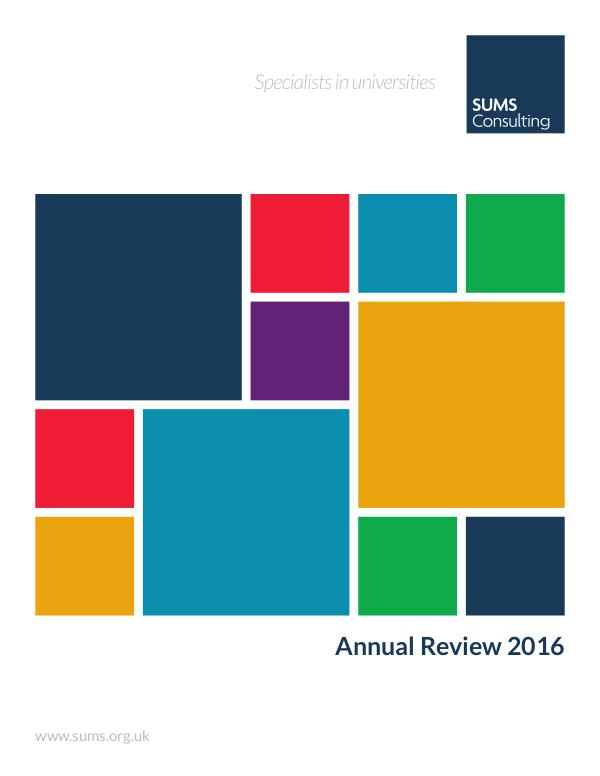 SUMS Annual Review 2016 2016