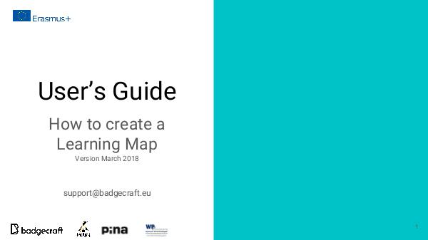 Learning Map Userguide Learning Map users guide
