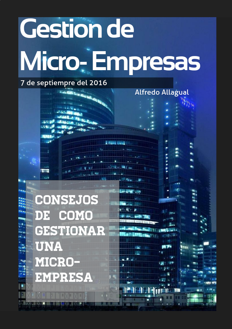 Proyecto Personal 2016 Gestión de Micro-Empresas 1