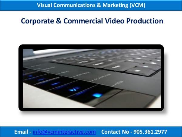 Visual Communications & Marketing: Corporate & Commercial Video Produ Visual Communications & Marketing Corporate & Comm