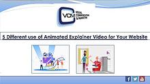 5 Different use of Animated Explainer Video for Your Website