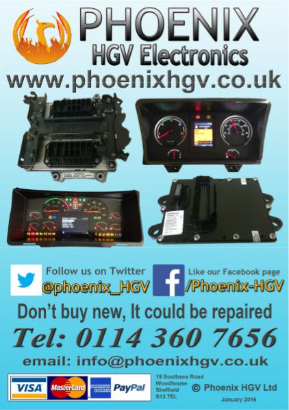 Phoenix HGV Electronic Repairs 2016 catalogue February 2016