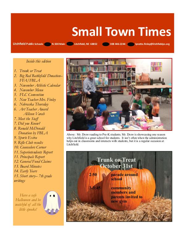 Small Town Times nov publication