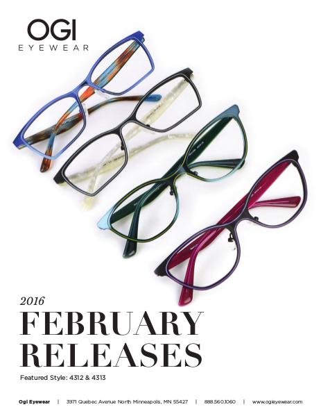 Ogi Eyewear New Releases February 2016