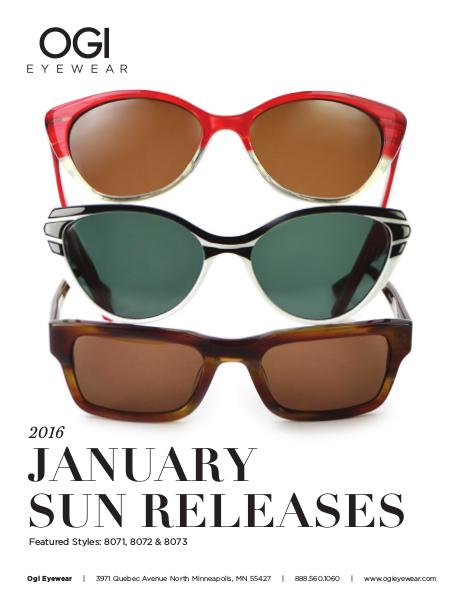 Ogi Eyewear New Releases January 2016