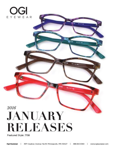 Ogi Eyewear New Releases January 2016
