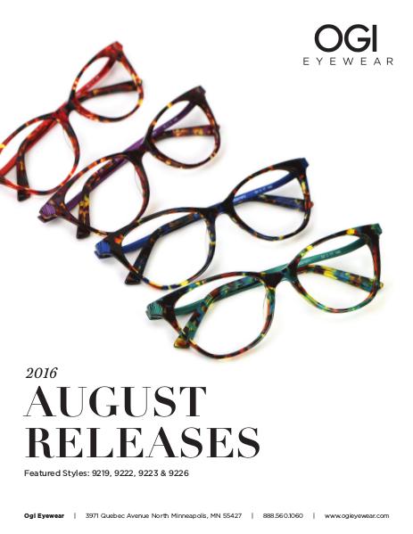 Ogi Eyewear New Releases August 2016