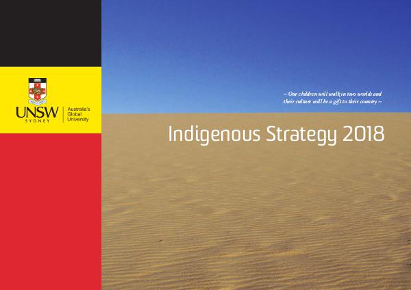 PVC- Indigenous Strategy UNSWIS_Final_SIGN OFF_18 October 2018 low res for