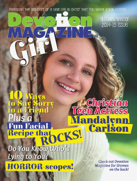 Devotion Magazine | A Devotional Christian Magazine for Females AUTUMN/WINTER 2014-15 ISSUE