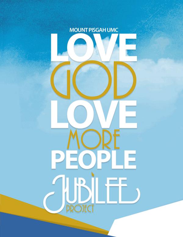 Jubilee Booklet Mount Pisgah United Methodist Church