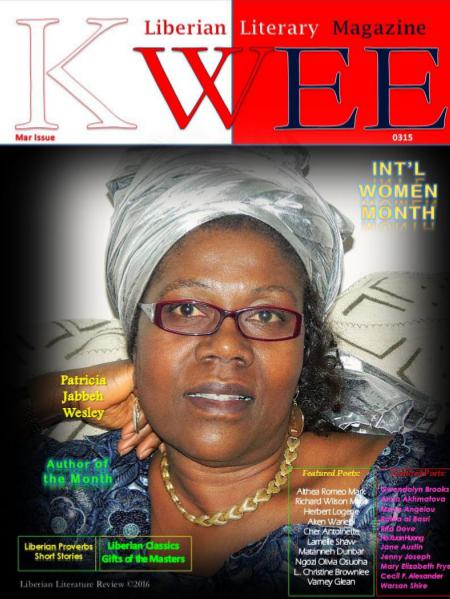 KWEE Liberian Literary Magazine Jan. Iss. Vol. 0115 Mar Vol. 0315